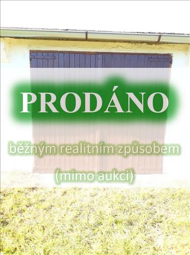 PRODÁNO (Běžným prodejem - bez aukce) Garáž, 17m2 - České Budějovice 3